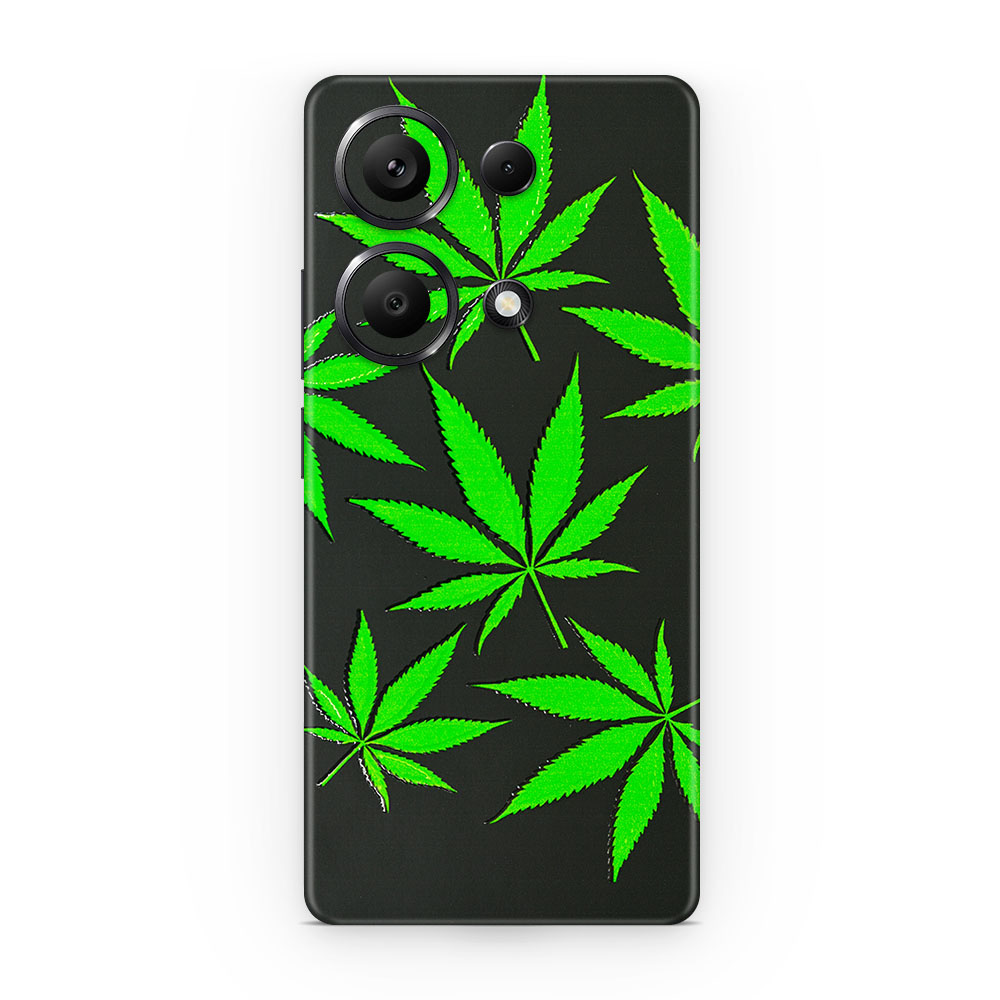 Redmi Note 13 Pro 4G Green Leaf 3D Skin WrapitSkin The Ultimate