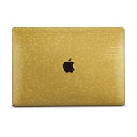 Macbook air 13'' (2018) honeycomb gold skin | wrapitskin