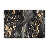 Macbook pro 15'' (2017) black gold fusion art skin | wrapitskin