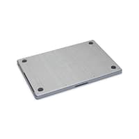 Macbook pro 16'' (m1,2021) brushed metal steel skin | wrapitskin