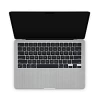 Macbook air 13. 6'' m2 2022 brushed metal steel skin | wrapitskin