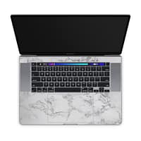 Macbook pro 16'' (touch bar,2019) marble white skin | wrapitskin