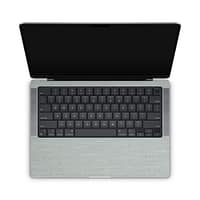 Macbook pro 14'' (2021) linen cyan skin | wrapitskin