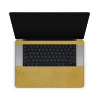 Macbook pro 16'' (m1,2021) honeycomb gold skin | wrapitskin