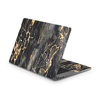 Macbook pro 15'' (2017) black gold fusion art skin | wrapitskin