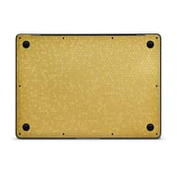Macbook air 13'' (2018) honeycomb gold skin | wrapitskin