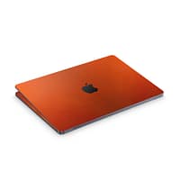 Macbook air 13. 6'' m2 2022 glossy fiery orange skin | wrapitskin