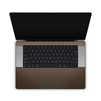 Macbook pro 16'' (m1,2021) matte brown metallic skin | wrapitskin