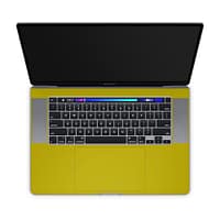 Macbook pro 16'' (touch bar,2019) bitter yellow skin | wrapitskin