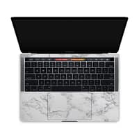 Macbook pro 13'' (touch bar,2018) marble white skin | wrapitskin