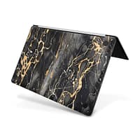 Macbook pro 15'' (2017) black gold fusion art skin | wrapitskin