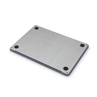 Macbook air 13. 6'' m2 2022 brushed metal steel skin | wrapitskin