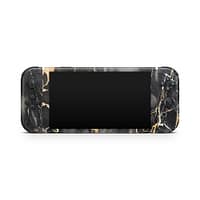 Nintendo switch oled black gold fusion art skin | wrapitskin