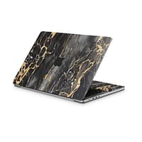 Macbook pro 14'' (2021) black gold fusion art skin | wrapitskin