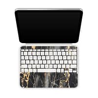 Magic keyboard ipad 10. 9'' gen 10 black gold fusion art skin | wrapitskin