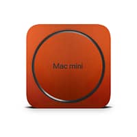 Mac mini m2 glossy fiery orange skin | wrapitskin