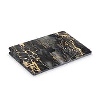 Macbook air 13. 6'' m2 2022 black gold fusion art skin | wrapitskin
