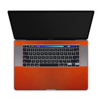 Macbook pro 16'' (touch bar,2019) glossy fiery orange skin | wrapitskin