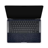 Macbook pro 14'' (2021) honeycomb blue skin | wrapitskin