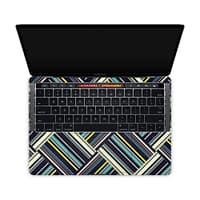 Macbook pro 13'' (touch bar,2018) striped abstract skin | wrapitskin