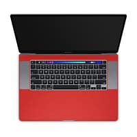 Macbook pro 16'' (touch bar,2019) matte red skin | wrapitskin
