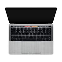 Macbook pro 13'' (touch bar,2018) brushed metal steel skin | wrapitskin