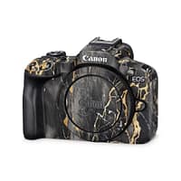 Canon eos r50 black gold fusion art skin wrapitskin