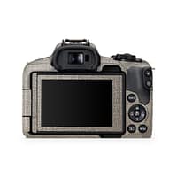 Canon eos r50 camera denim tan skin | wrapitskin