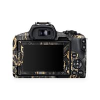 Canon eos r50 camera black gold fusion art skin | wrapitskin