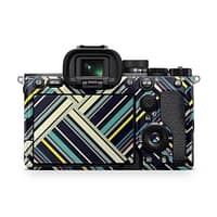 Sony alpha a7 iv camera striped abstract skin | wrapitskin
