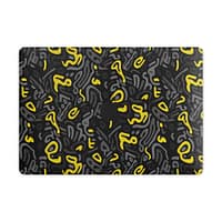 Macbook pro 13” touch bar 2018 yellow grooves skin wrapitskin