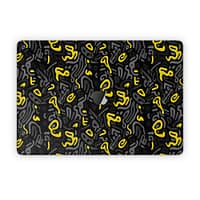 Macbook pro 15'' (2016-2017) yellow grooves skin wrapitskin