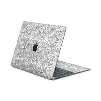 Macbook air 13” 2018 white contour skin | wrapitskin