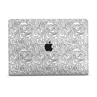 Macbook air 13” 2018 white contour skin wrapitskin