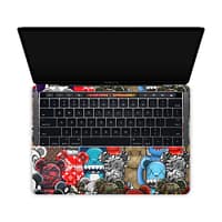Macbook pro 13” touch bar 2018 fuzzy frenzy skin | wrapitskin