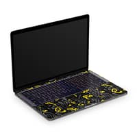 Macbook pro 13” (2016-2018) yellow grooves skin | wrapitskin