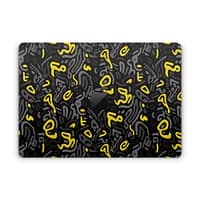 Macbook pro 14'' (2021) yellow grooves skin wrapitskin