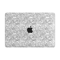 Macbook pro 13” touch bar 2018 white contour skin wrapitskin