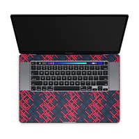 Macbook pro 16'' (touch bar,2019) cyber gridlines skin | wrapitskin