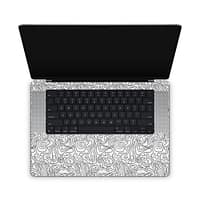 Macbook pro 16'' (m1,2021) white contour skin | wrapitskin
