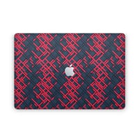 Macbook pro 16'' (touch bar,2019) cyber gridlines skin wrapitskin
