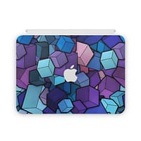 Magic keyboard ipad 10. 9” gen 10 3d cubes skin | wrapitskin