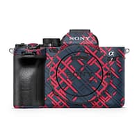 Sony alpha a7 iv camera cyber gridlines skin wrapitskin