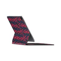 Magic keyboard ipad pro 12. 9” gen 5 cyber gridlines skin wrapitskin