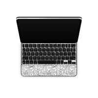 Magic keyboard ipad air gen 4 white contour skin | wrapitskin