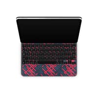 Magic keyboard ipad air gen 4 cyber gridlines skin | wrapitskin