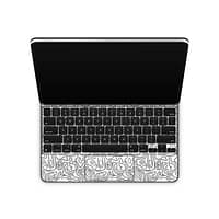 Magic keyboard ipad pro 12. 9” gen 5 white contour skin | wrapitskin