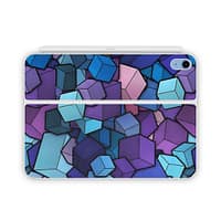 Magic keyboard ipad 10. 9” gen 10 3d cubes skin | wrapitskin