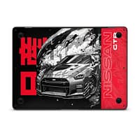 Macbook air 13'' (2010-2017) gtr blackline 3d skin | wrapitskin