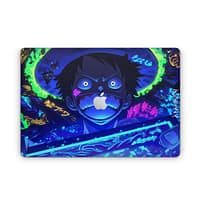 Macbook pro 16'' (touch bar,2019) luffy blaze 3d skin wrapitskin